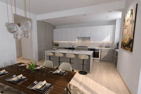 Kitchen, Unit F